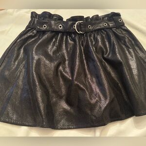 MIA Shimmering Black Mini Skirt